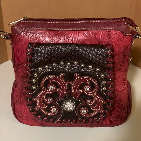 Montana West Leather Concealed Carry Purse - Picture 5 of 6